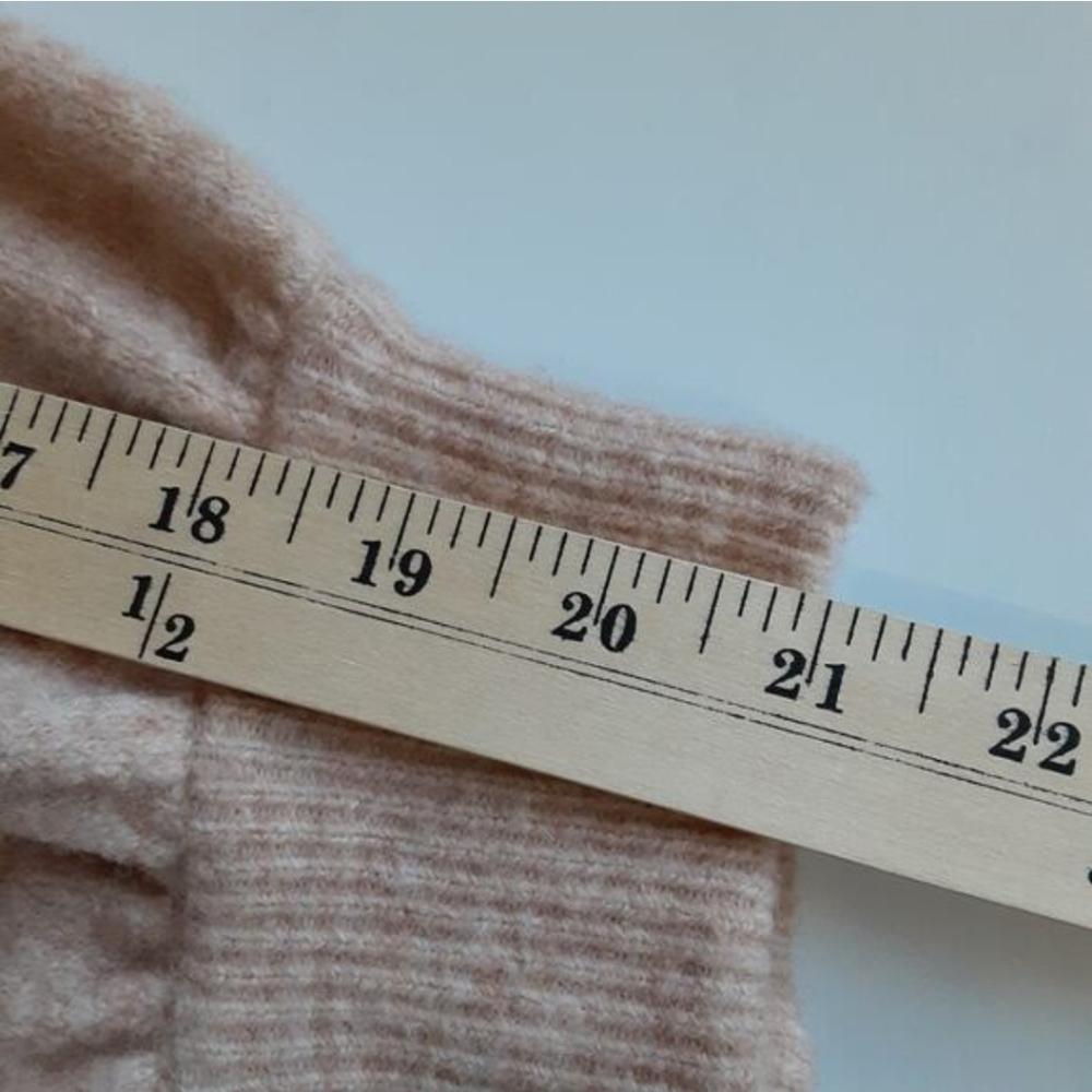 Madewell Balloon Sleeve Pullover Sweater Wool Alpaca Blend Blush Pink Sz L NWT - Picture 7 of 7